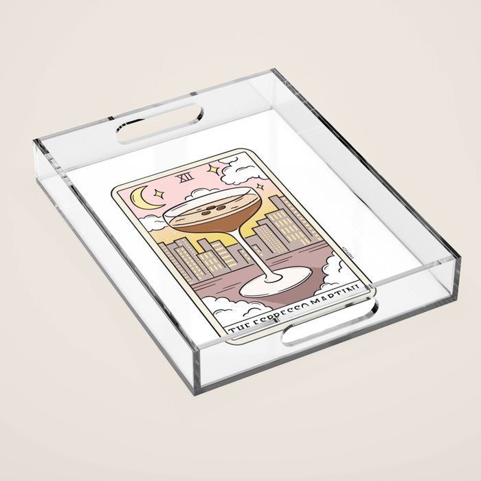 ESPRESSO MARTINI READING Acrylic Tray Gallery Image 1