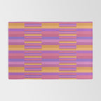 Mixed Stripes Pattern IV Colorful 90s Rug Gallery Image 2