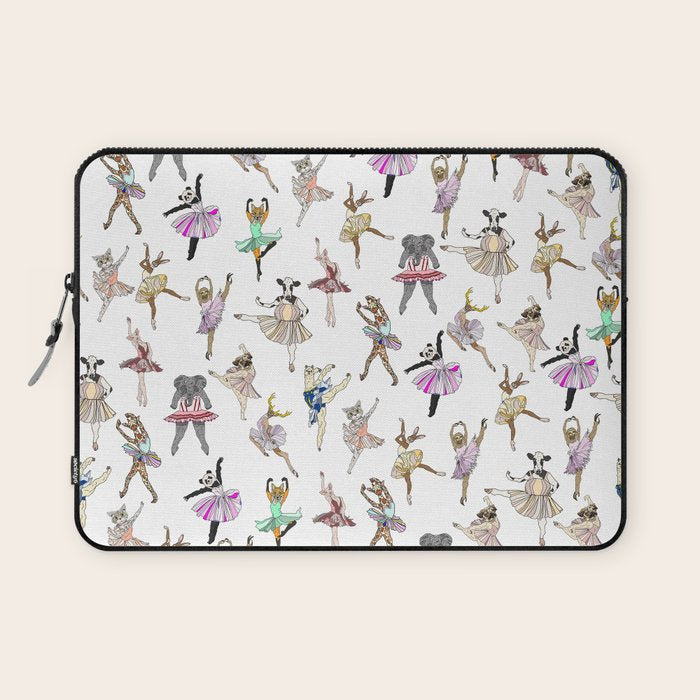 Animal Square Dance Hipster Ballerinas Laptop Sleeve Gallery Image 1