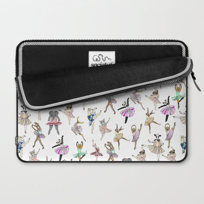 Animal Square Dance Hipster Ballerinas Laptop Sleeve Gallery Image 2