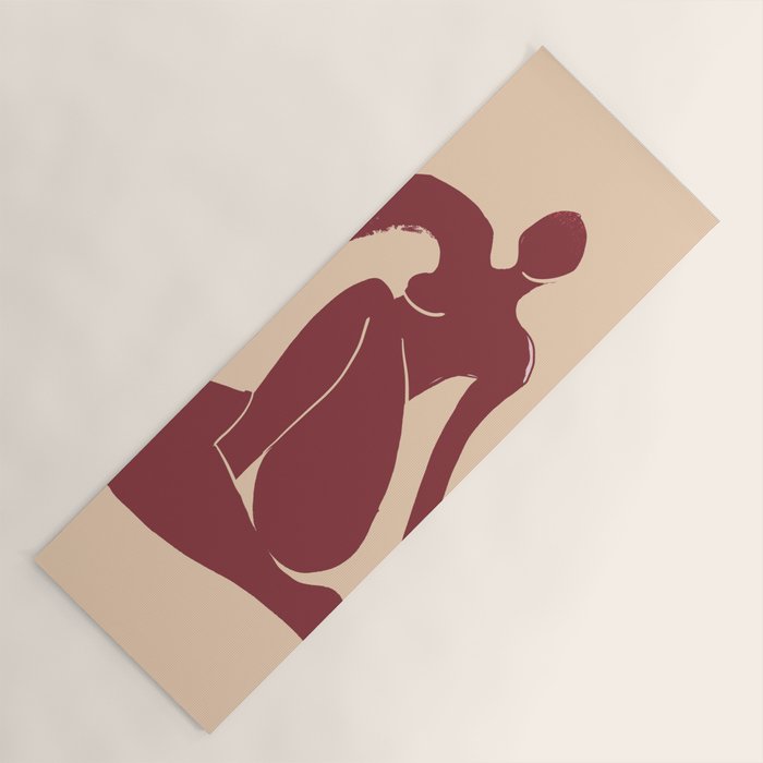 Abstract Art Female Figure 30 Yoga Mat Gallery Image 1