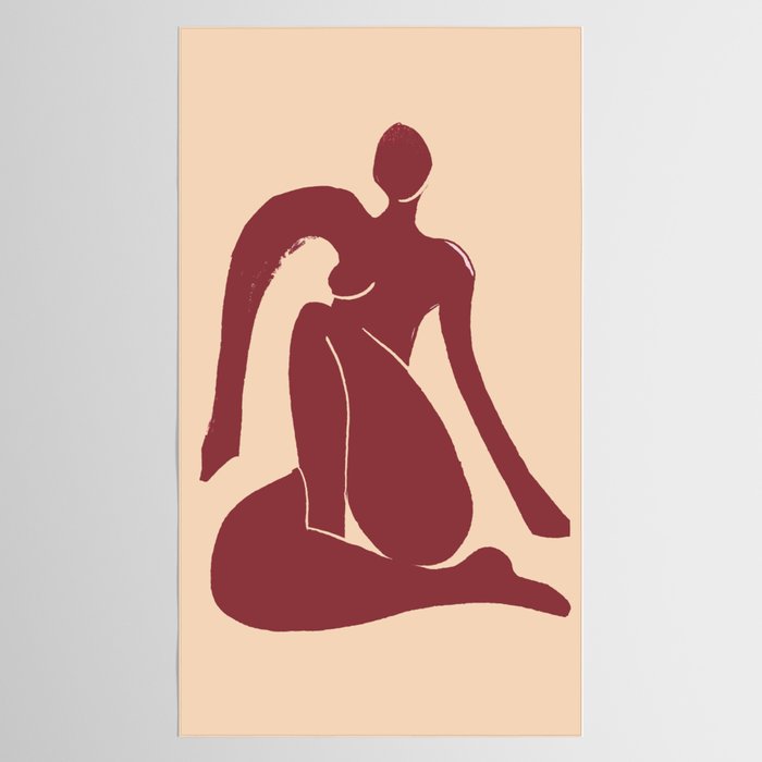 Abstract Art Female Figure 30 Tablecloth Gallery Image 2