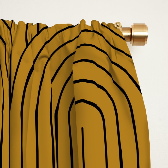 Art Deco Arch Pattern XIII Window Curtain Gallery Image 2