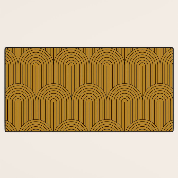 Art Deco Arch Pattern XIII Desk Mat Gallery Image 3