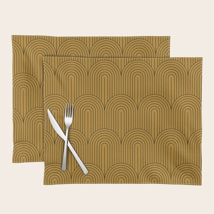 Art Deco Arch Pattern XIII Placemat Gallery Image 1