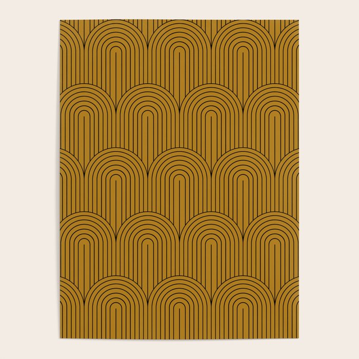 Art Deco Arch Pattern XIII Poster Gallery Image 1