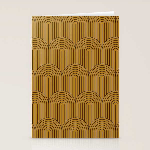 Art Deco Arch Pattern XIII Stationery Card Gallery Image 2