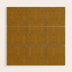 Art Deco Arch Pattern XIII Wood Wall Art Gallery Image 1
