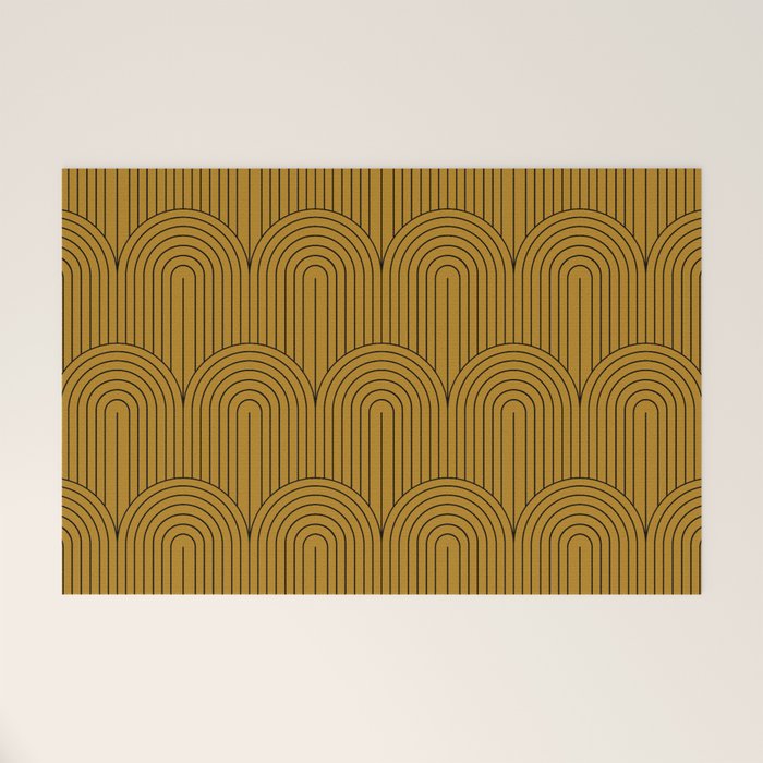 Art Deco Arch Pattern XIII Welcome Mat Gallery Image 1