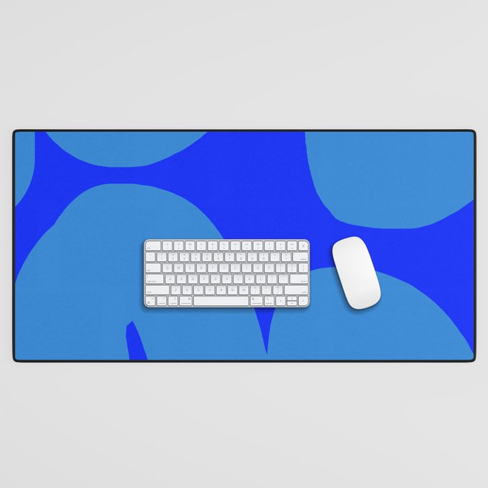 bouncy blue Desk Mat Gallery Image 1