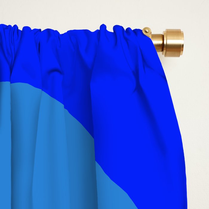 bouncy blue Window Curtain Gallery Image 2