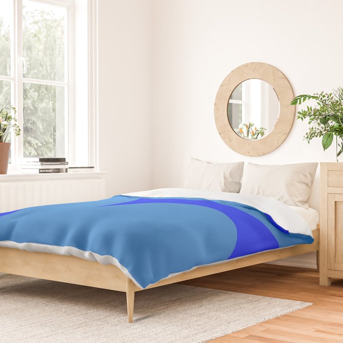bouncy blue Duvet Cover Gallery Image 2