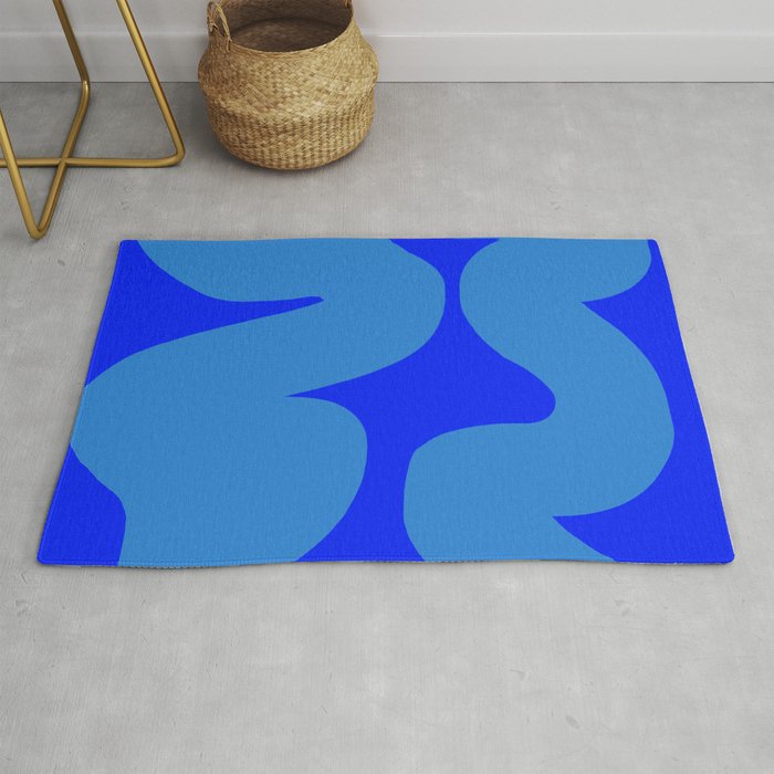 bouncy blue Rug Gallery Image 1