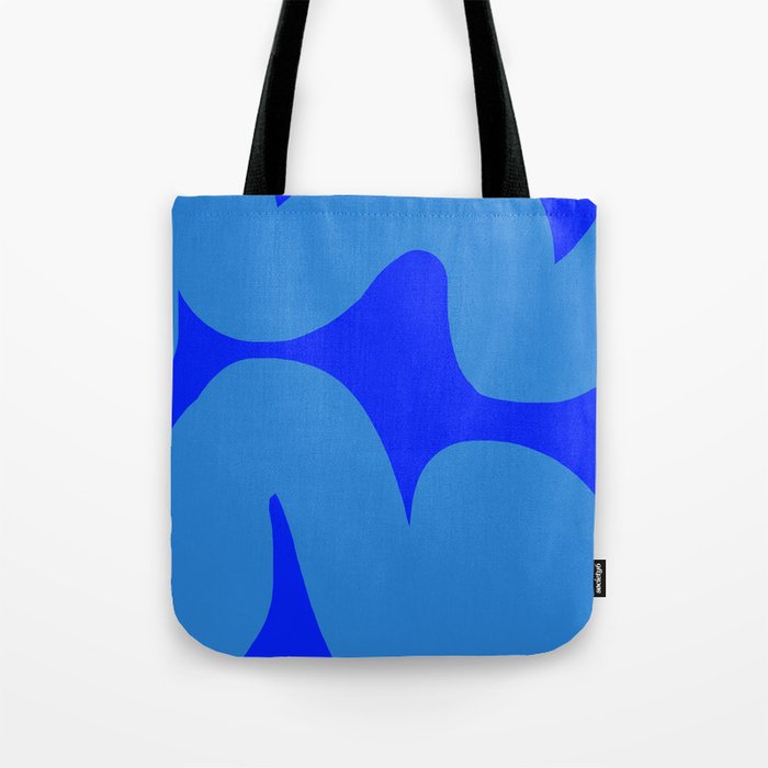 bouncy blue Tote Bag Gallery Image 1