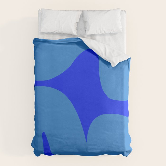 bouncy blue Duvet Cover Gallery Image 1