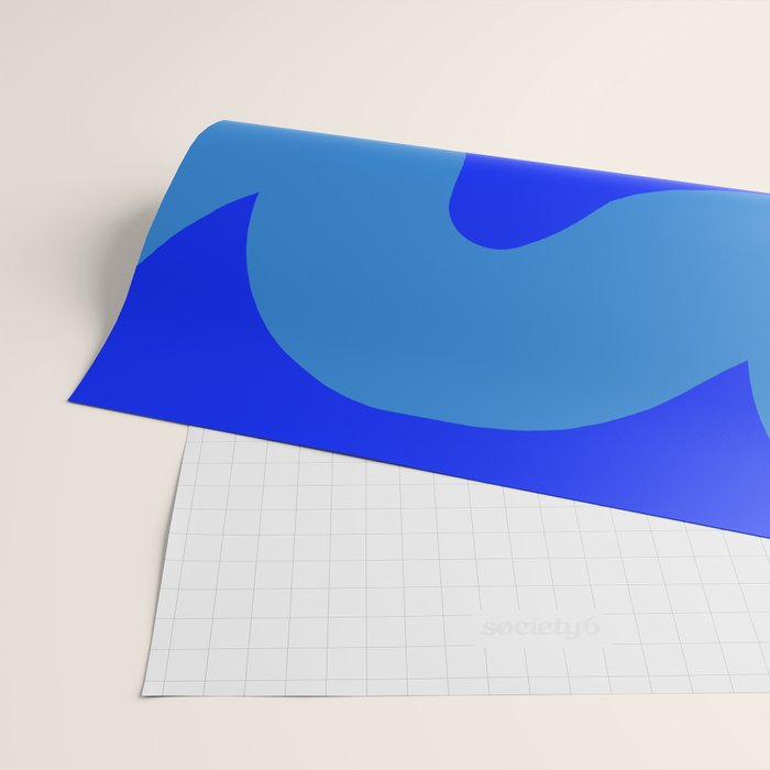 bouncy blue Wrapping Paper Gallery Image 2