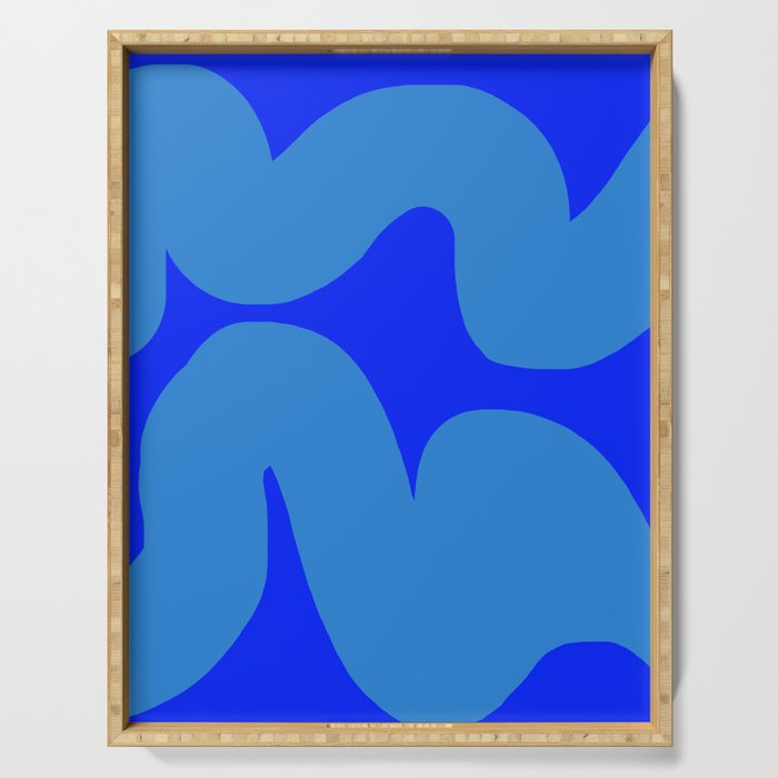 bouncy blue Serving Tray Gallery Image 1