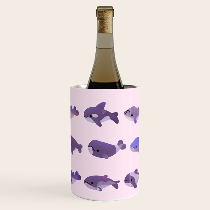 Whale Day - bright Wine Chiller Gallery Image 1