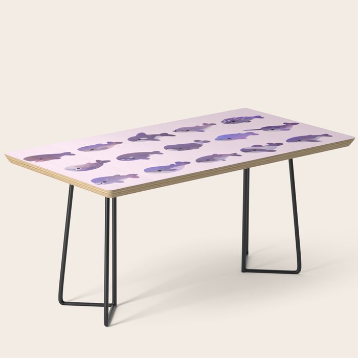 Whale Day - bright Coffee Table Gallery Image 1