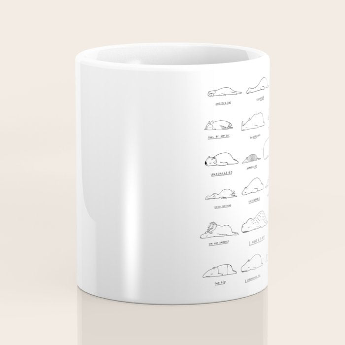 Moody Animals Pattern Coffee Mug Gallery Image 4