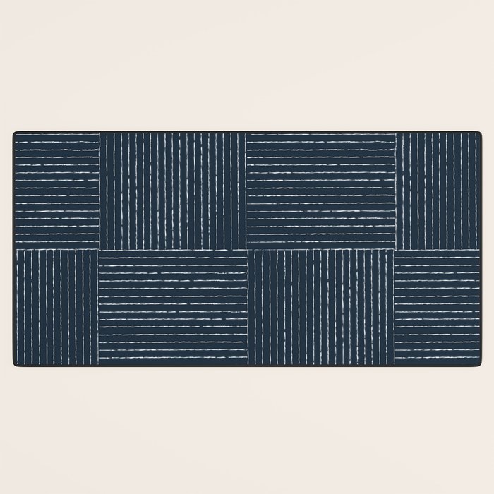 Lines III (Annapolis Blue) Desk Mat Gallery Image 3