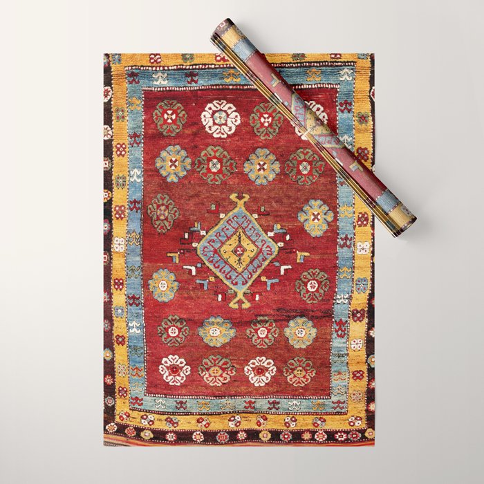 Çal Yatak 19th Century Southwest Anatolian Rug Wrapping Paper Gallery Image 1