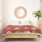 Çal Yatak 19th Century Southwest Anatolian Rug Duvet Cover Gallery Image 3