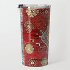Çal Yatak 19th Century Southwest Anatolian Rug Travel Mug Gallery Image 3