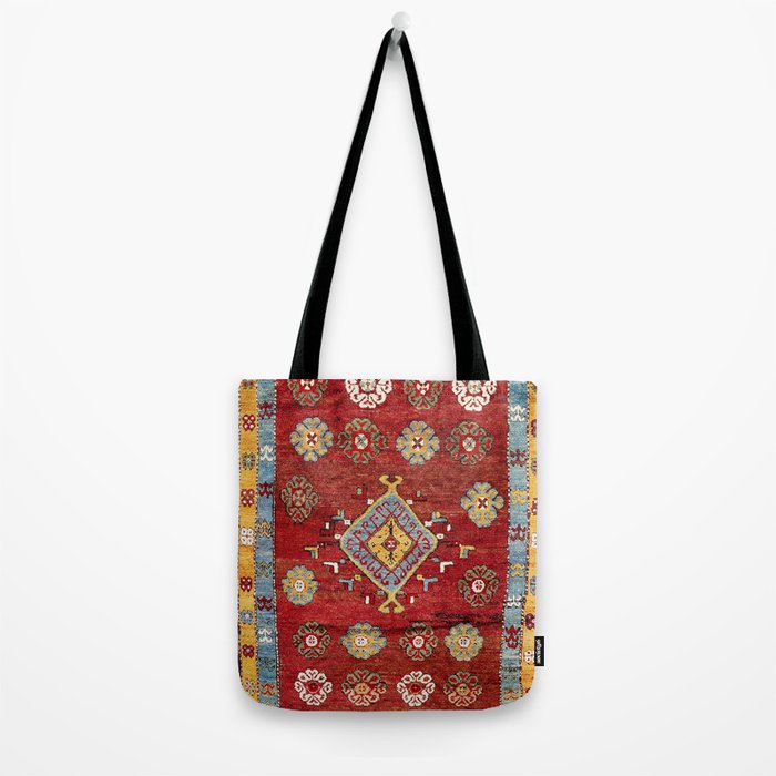 Çal Yatak 19th Century Southwest Anatolian Rug Tote Bag Gallery Image 2