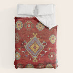 Çal Yatak 19th Century Southwest Anatolian Rug Duvet Cover Gallery Image 6
