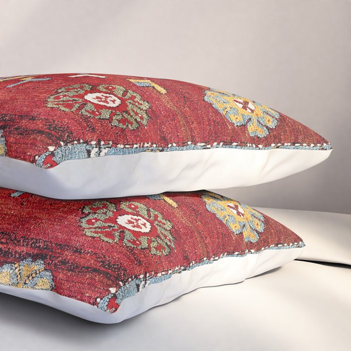 Çal Yatak 19th Century Southwest Anatolian Rug Pillow Sham Gallery Image 3