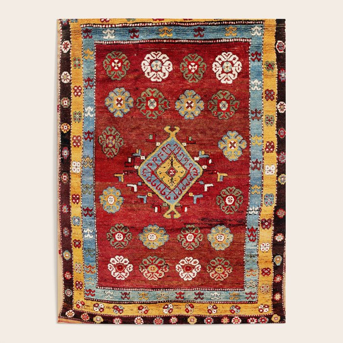 Çal Yatak 19th Century Southwest Anatolian Rug Poster Gallery Image 4