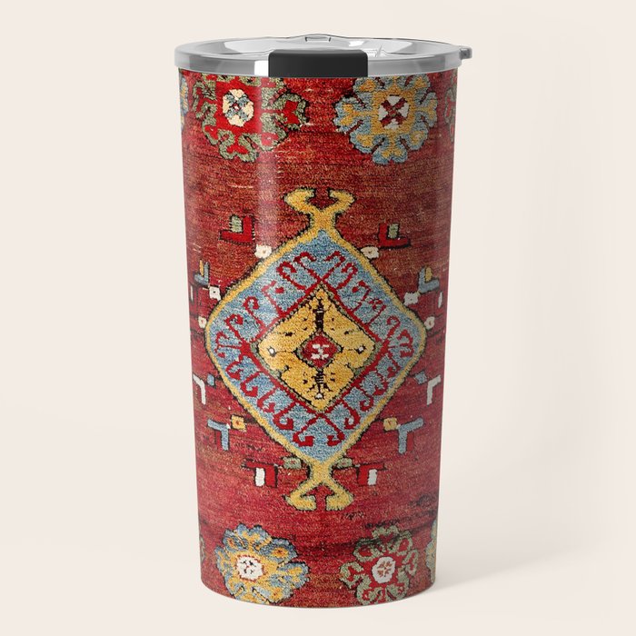 Çal Yatak 19th Century Southwest Anatolian Rug Travel Mug Gallery Image 1