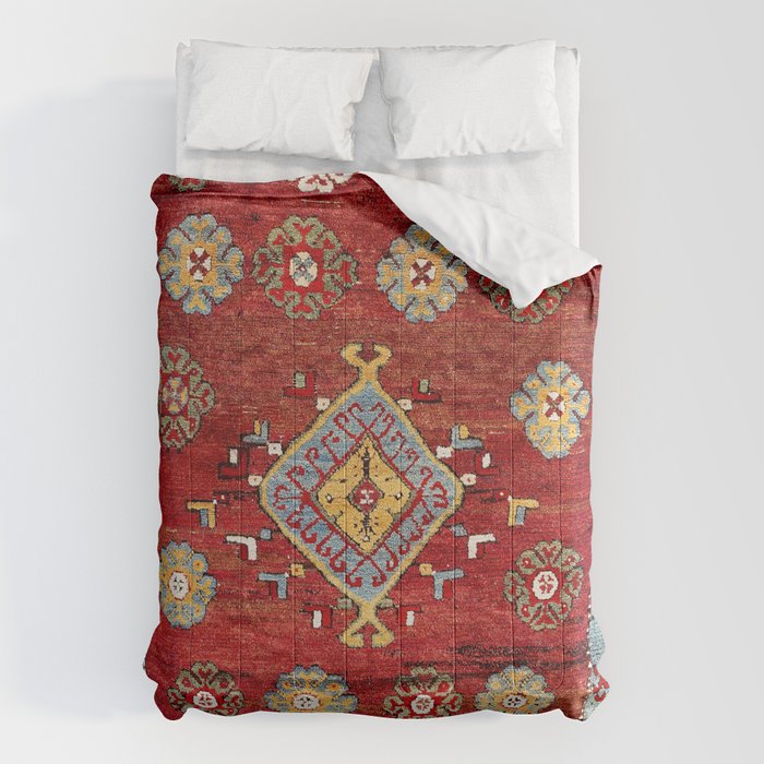 Çal Yatak 19th Century Southwest Anatolian Rug Comforter Gallery Image 1