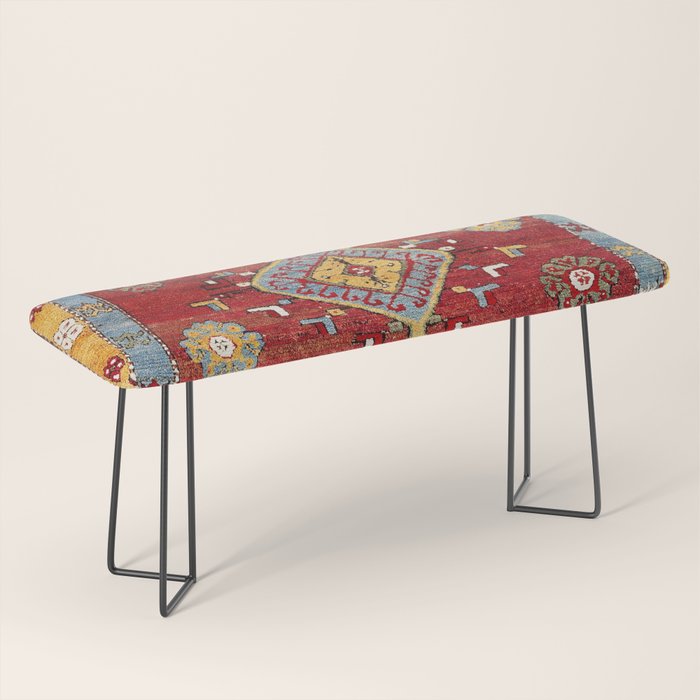 Çal Yatak 19th Century Southwest Anatolian Rug Bench Gallery Image 1
