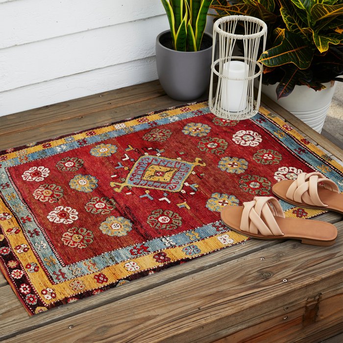 Çal Yatak 19th Century Southwest Anatolian Rug Outdoor Rug Gallery Image 2