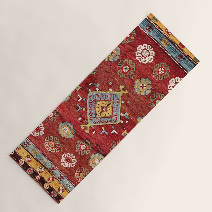 Çal Yatak 19th Century Southwest Anatolian Rug Yoga Mat Gallery Image 1