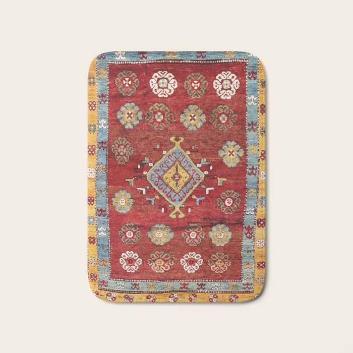 Çal Yatak 19th Century Southwest Anatolian Rug Bath Mat Gallery Image 1