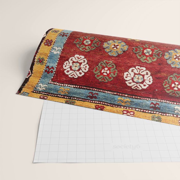 Çal Yatak 19th Century Southwest Anatolian Rug Wrapping Paper Gallery Image 2