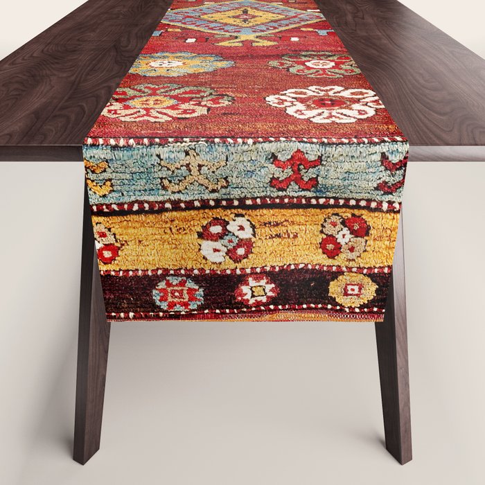Çal Yatak 19th Century Southwest Anatolian Rug Table Runner Gallery Image 1