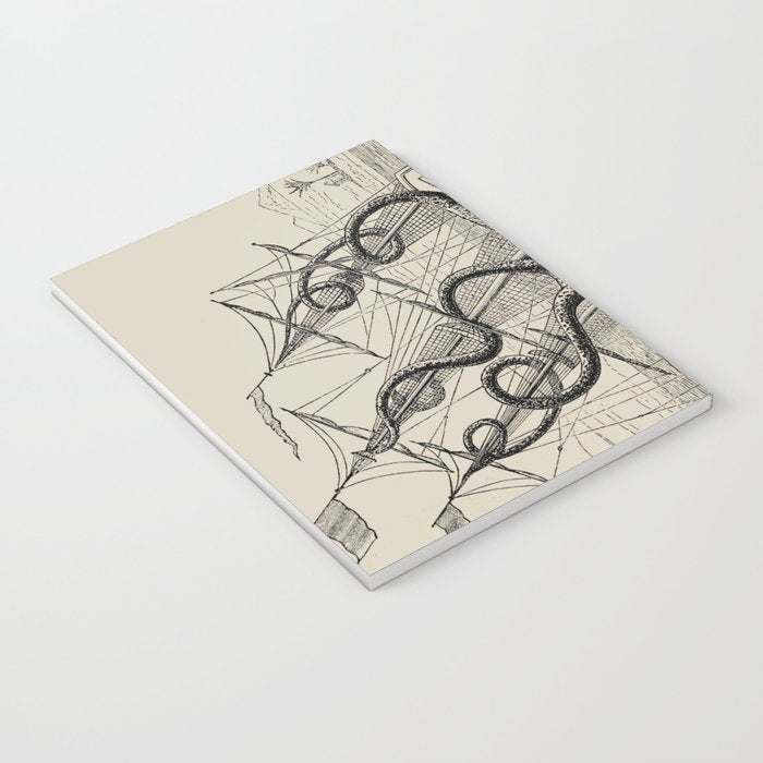 The octopus; or, The âDevil-fishâ - Henry Lee - 1875 Giant Octopus Sinking Ship Notebook Gallery Image 3