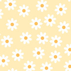 White Daisies Yellow Pattern Coffee Mug Gallery Image 2