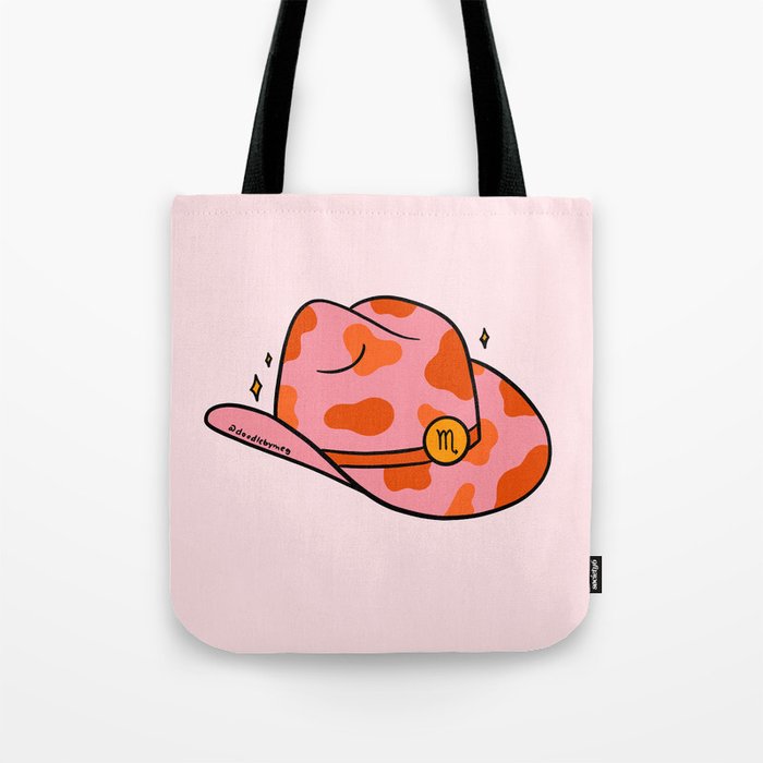 Scorpio Cowboy Hat Tote Bag Gallery Image 1