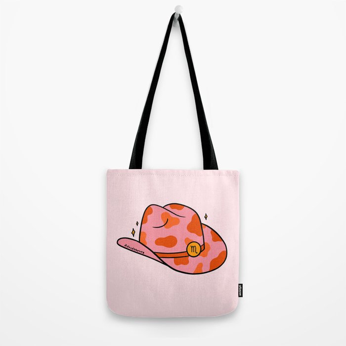 Scorpio Cowboy Hat Tote Bag Gallery Image 2