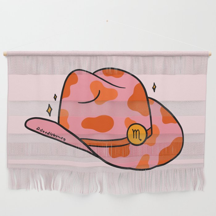 Scorpio Cowboy Hat Wall Hanging Gallery Image 1