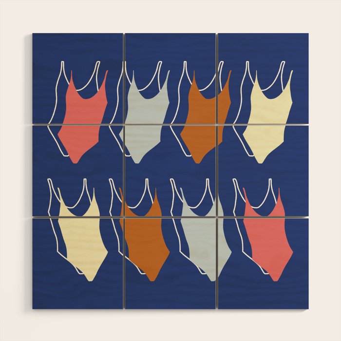 Bathing Suits Wood Wall Art Gallery Image 1