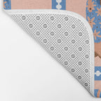Howdy Cowgirl - Blue & Peach Bath Mat Gallery Image 2