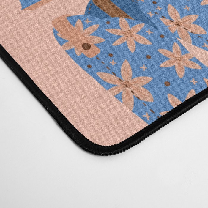 Howdy Cowgirl - Blue & Peach Desk Mat Gallery Image 4