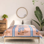 Howdy Cowgirl - Blue & Peach Comforter Gallery Image 3