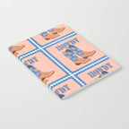 Howdy Cowgirl - Blue & Peach Notebook Gallery Image 2